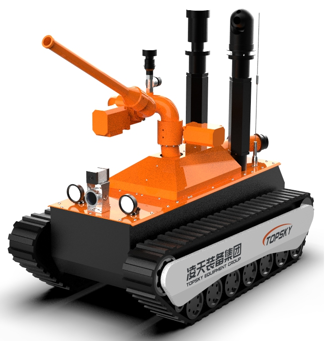 消防干粉滅火機(jī)器人【電動】 （第3代，語音控制+輕量化+干粉滅火）