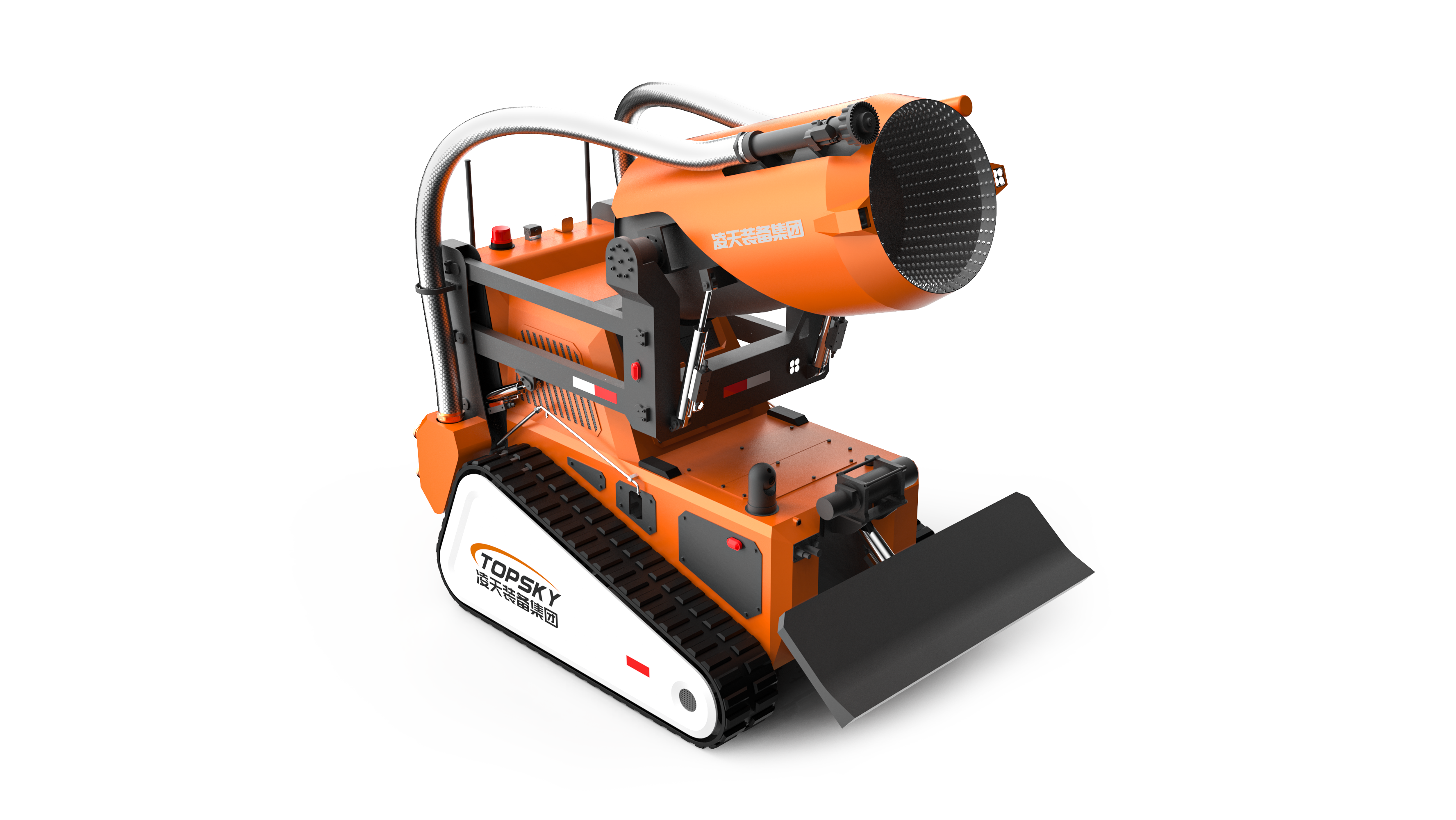 消防排煙滅火機(jī)器人 （油動(dòng)液壓、80國(guó)產(chǎn)消防水炮）