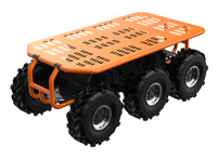 6X6差速輪式機(jī)器人底盤(pán)